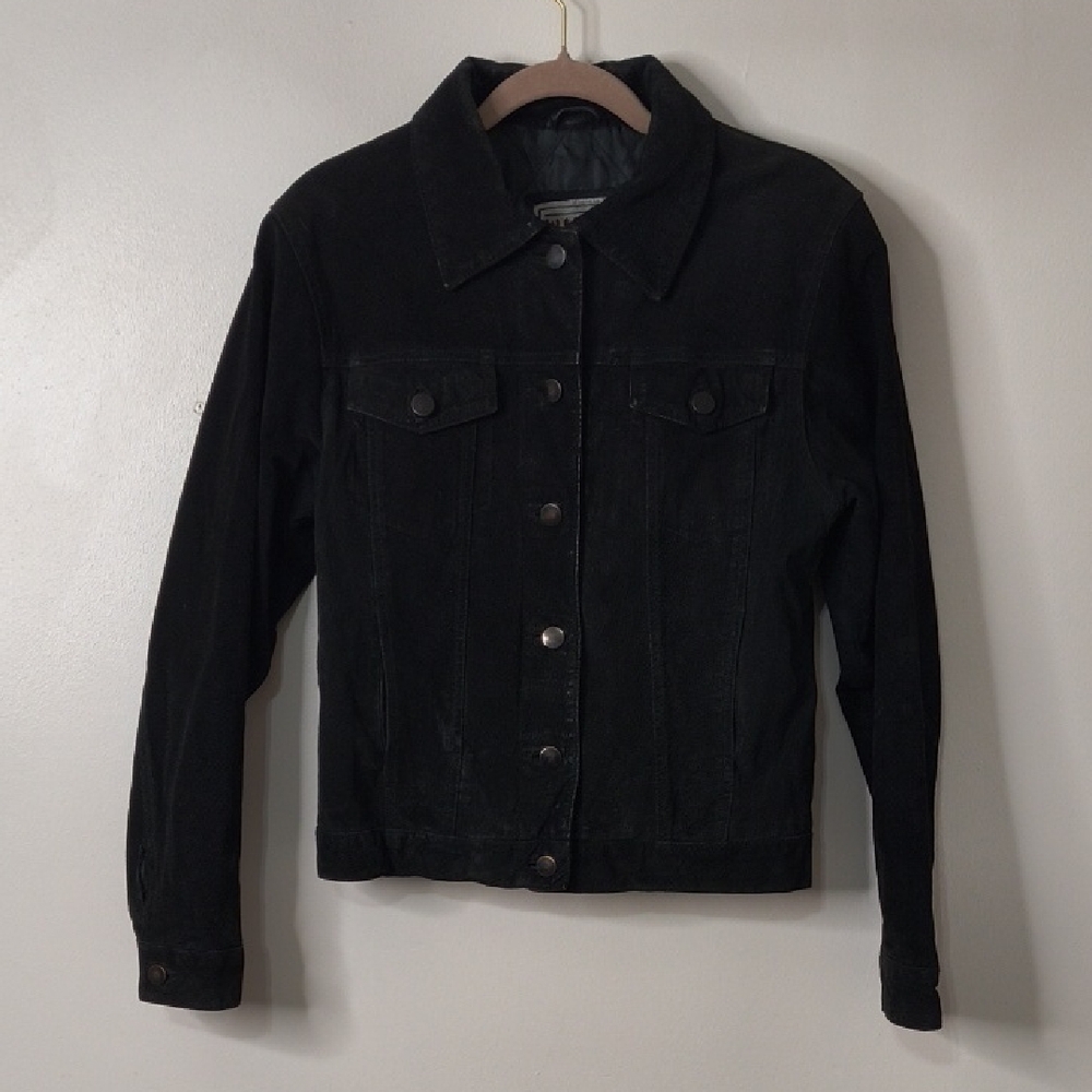 Wilda Black Denim Jacket